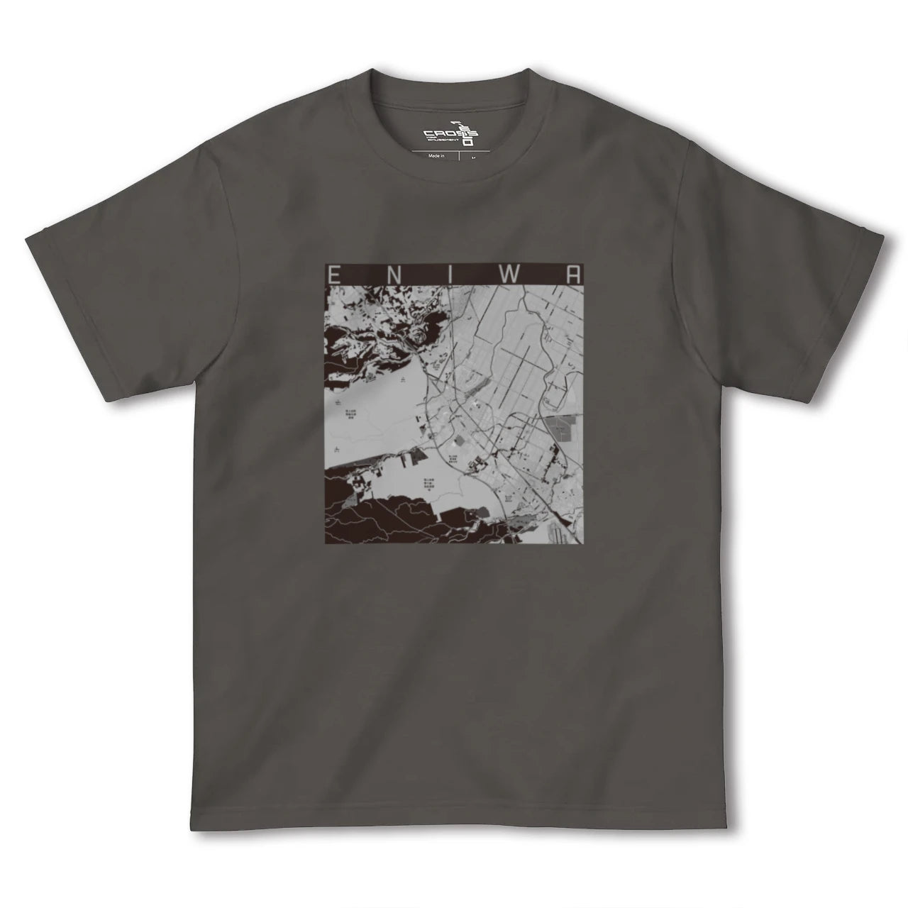 【恵庭(北海道)】地図柄ヘビーウェイトTシャツ