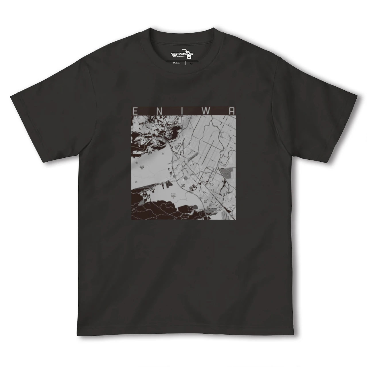 【恵庭(北海道)】地図柄ヘビーウェイトTシャツ