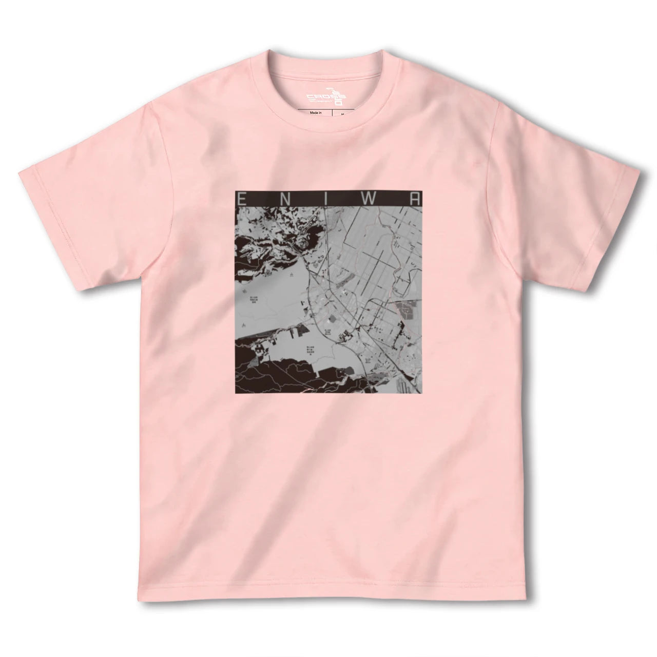 【恵庭(北海道)】地図柄ヘビーウェイトTシャツ