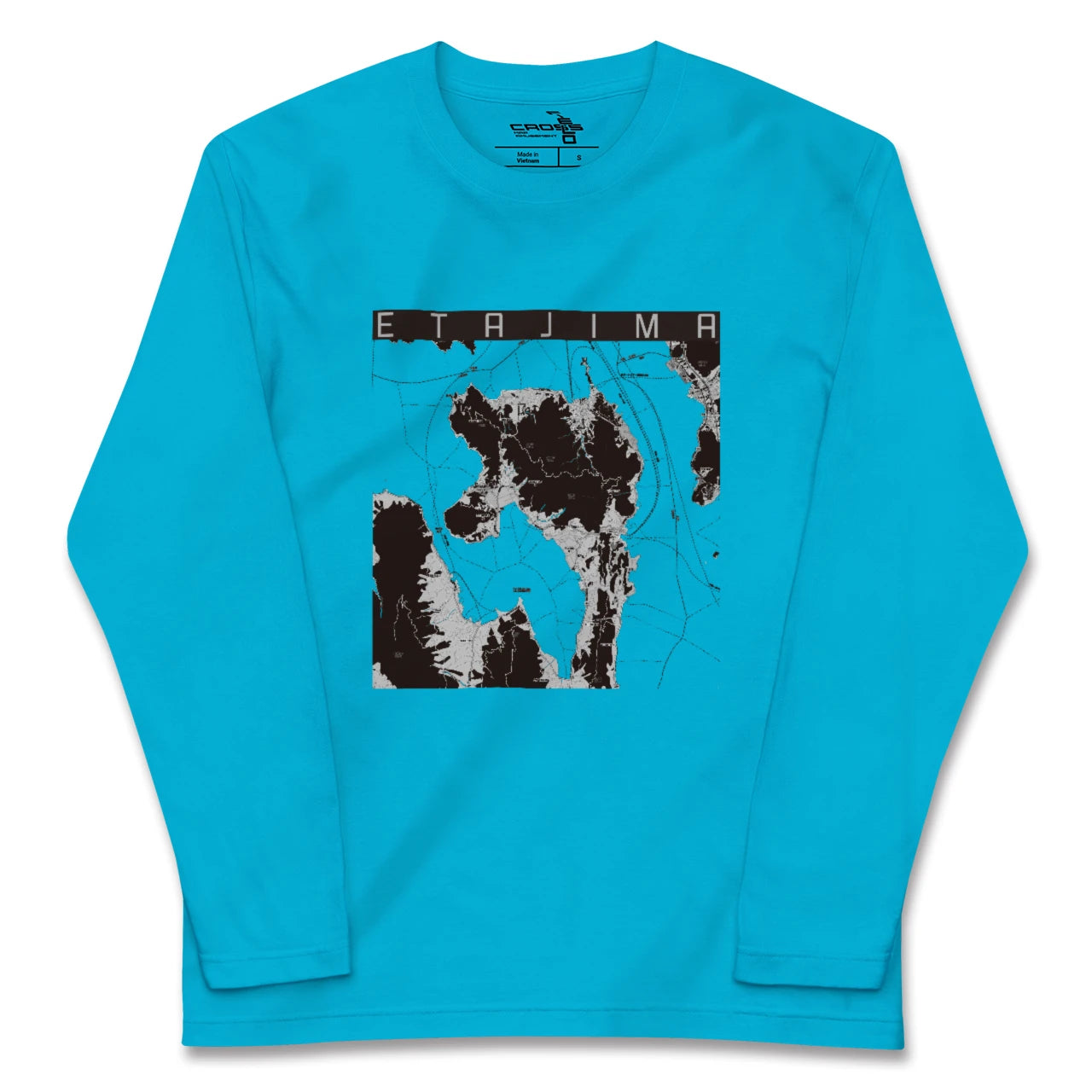 【江田島(広島県)】地図柄ロングスリーブTシャツ