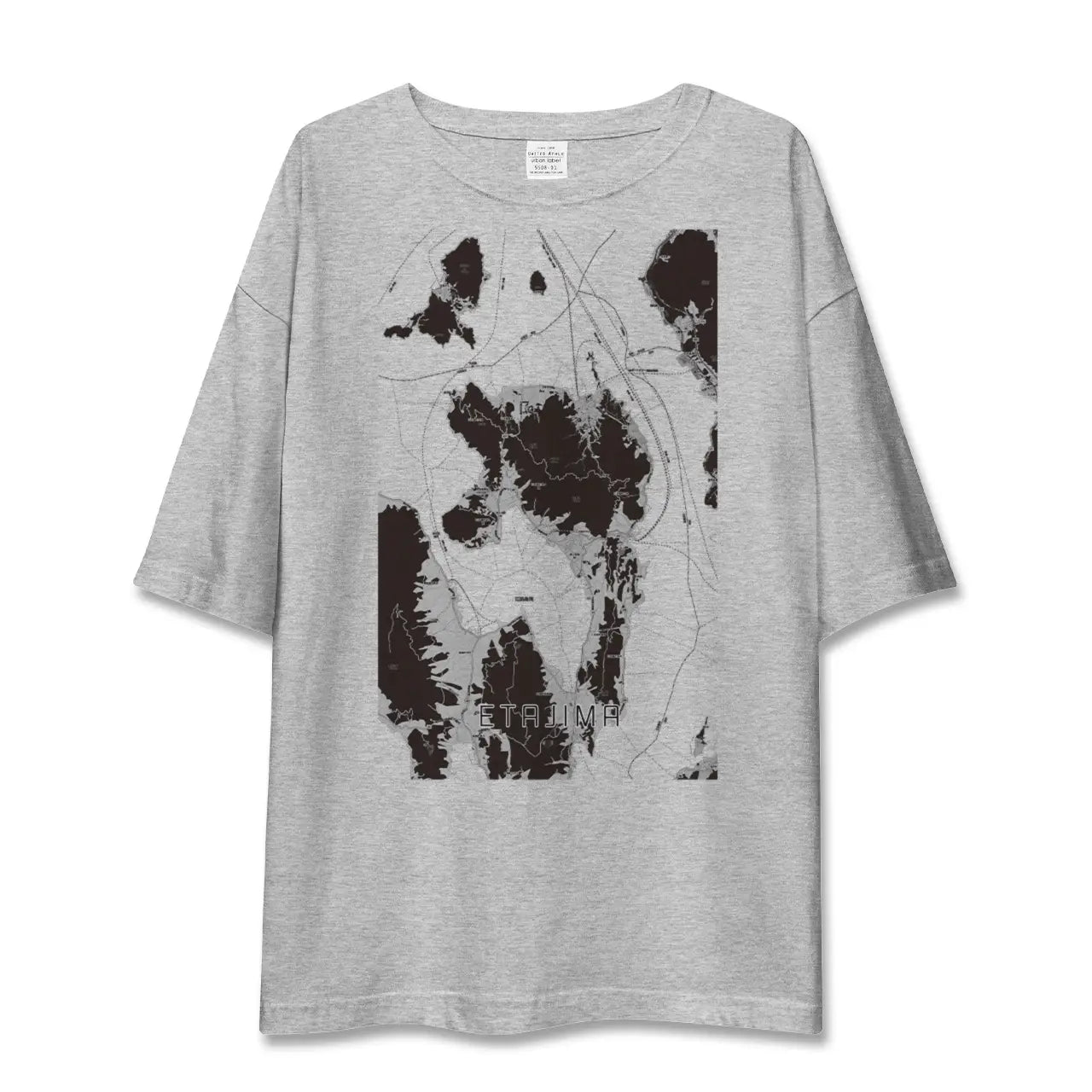 【江田島(広島県)】地図柄ビッグシルエットTシャツ