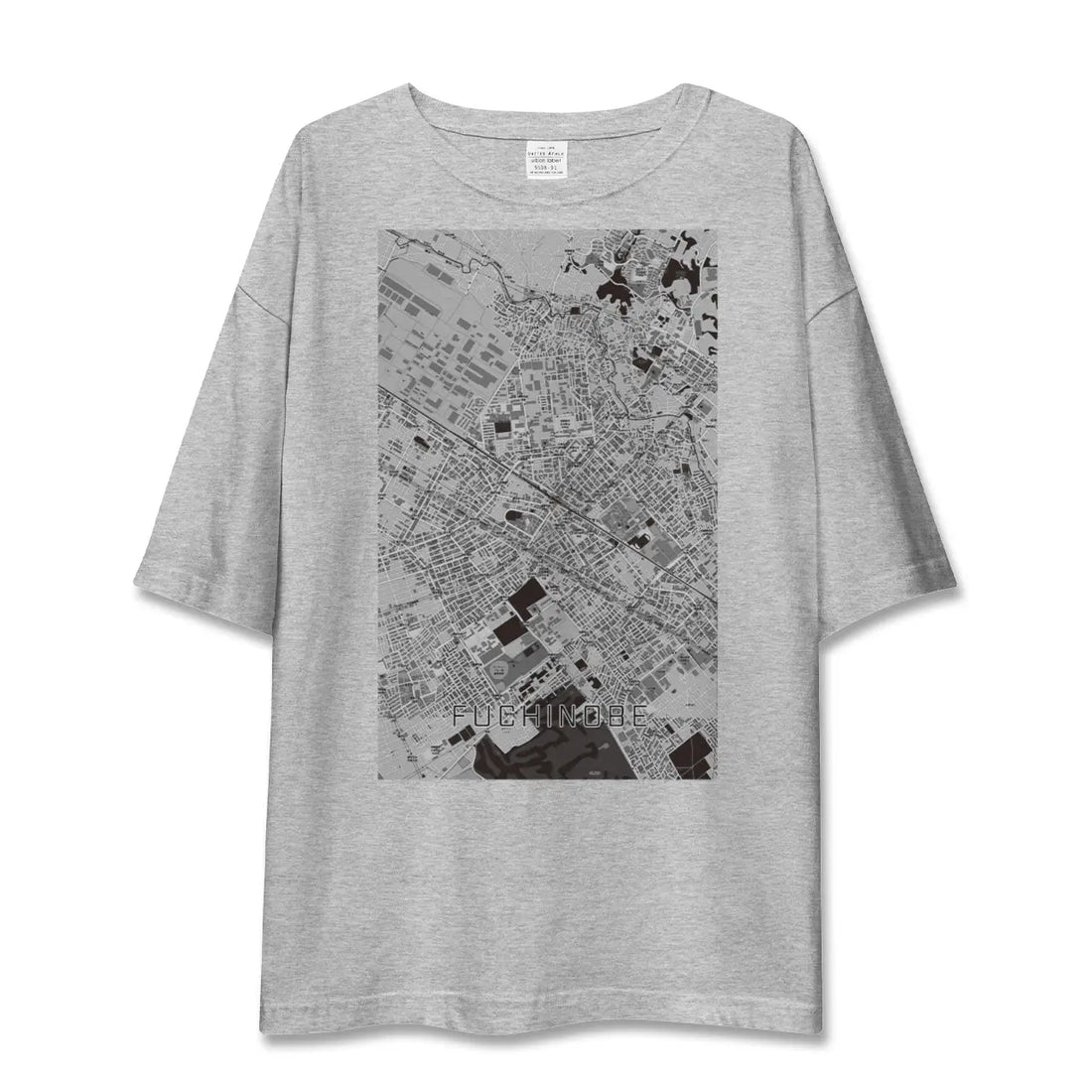 【淵野辺(神奈川県)】地図柄ビッグシルエットTシャツ