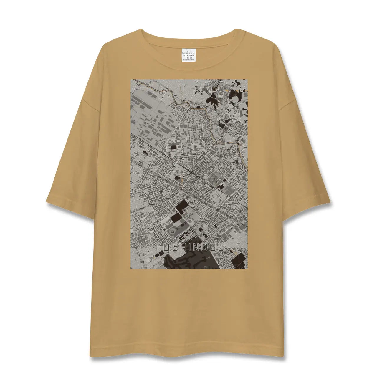 【淵野辺(神奈川県)】地図柄ビッグシルエットTシャツ