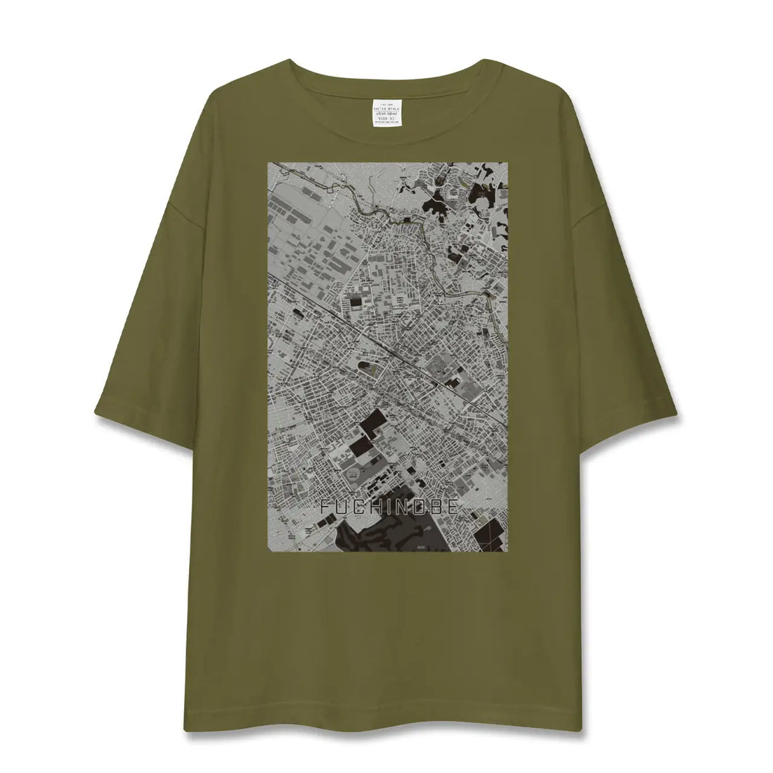 【淵野辺(神奈川県)】地図柄ビッグシルエットTシャツ