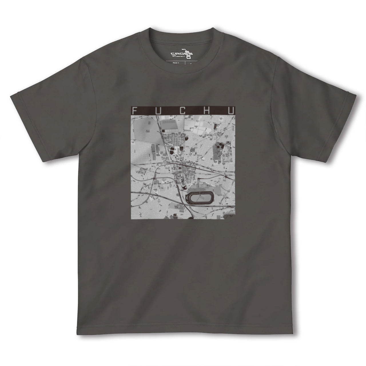 【府中(東京都)】地図柄ヘビーウェイトTシャツ