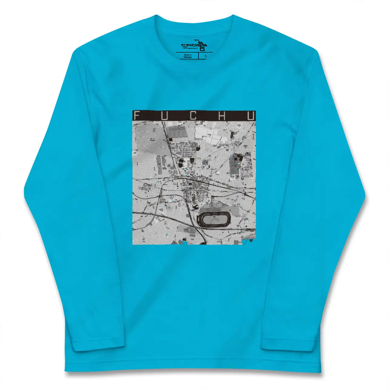 【府中(東京都)】地図柄ロングスリーブTシャツ