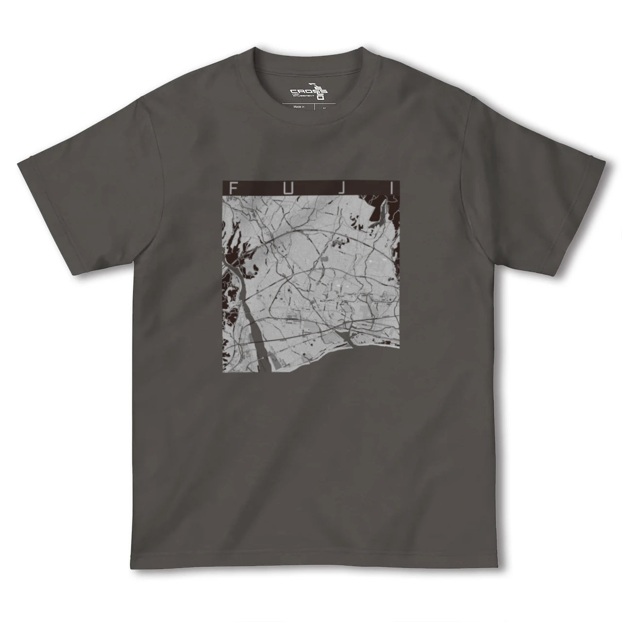 【富士(静岡県)】地図柄ヘビーウェイトTシャツ