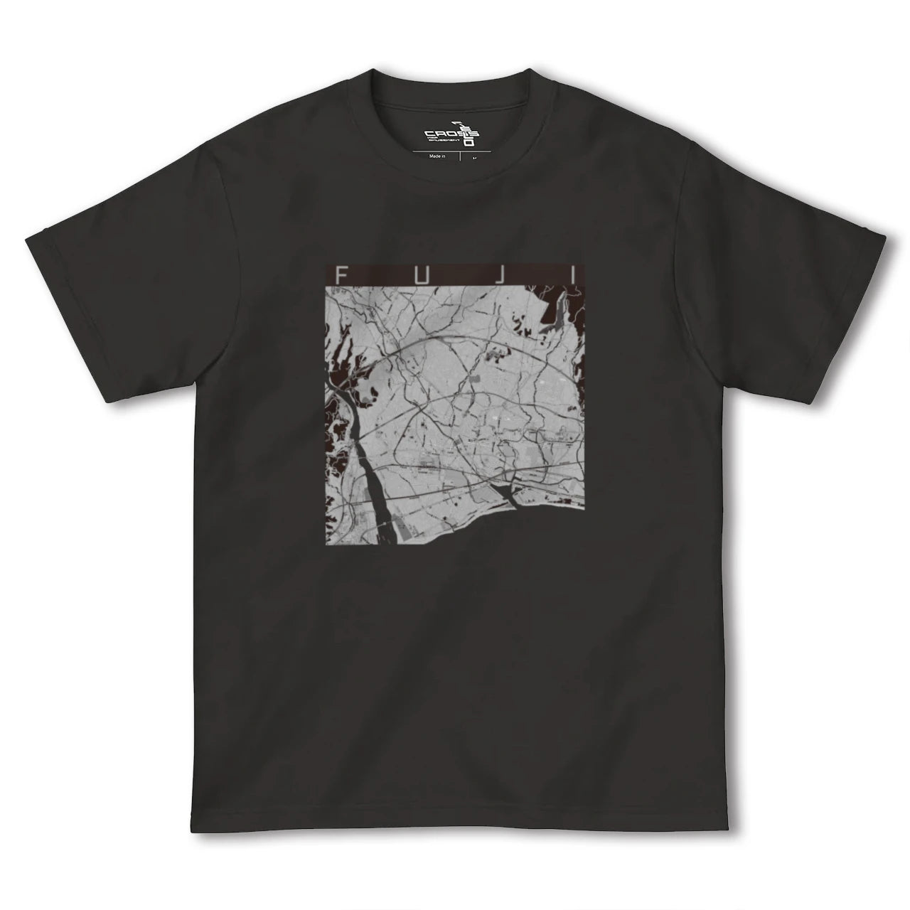 【富士(静岡県)】地図柄ヘビーウェイトTシャツ