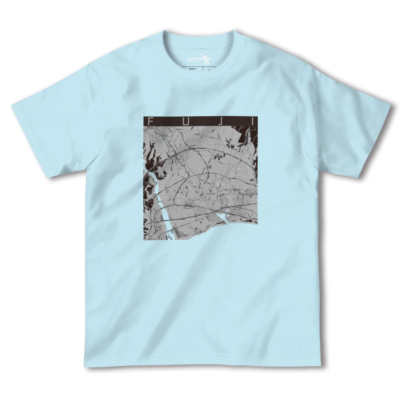 【富士(静岡県)】地図柄ヘビーウェイトTシャツ