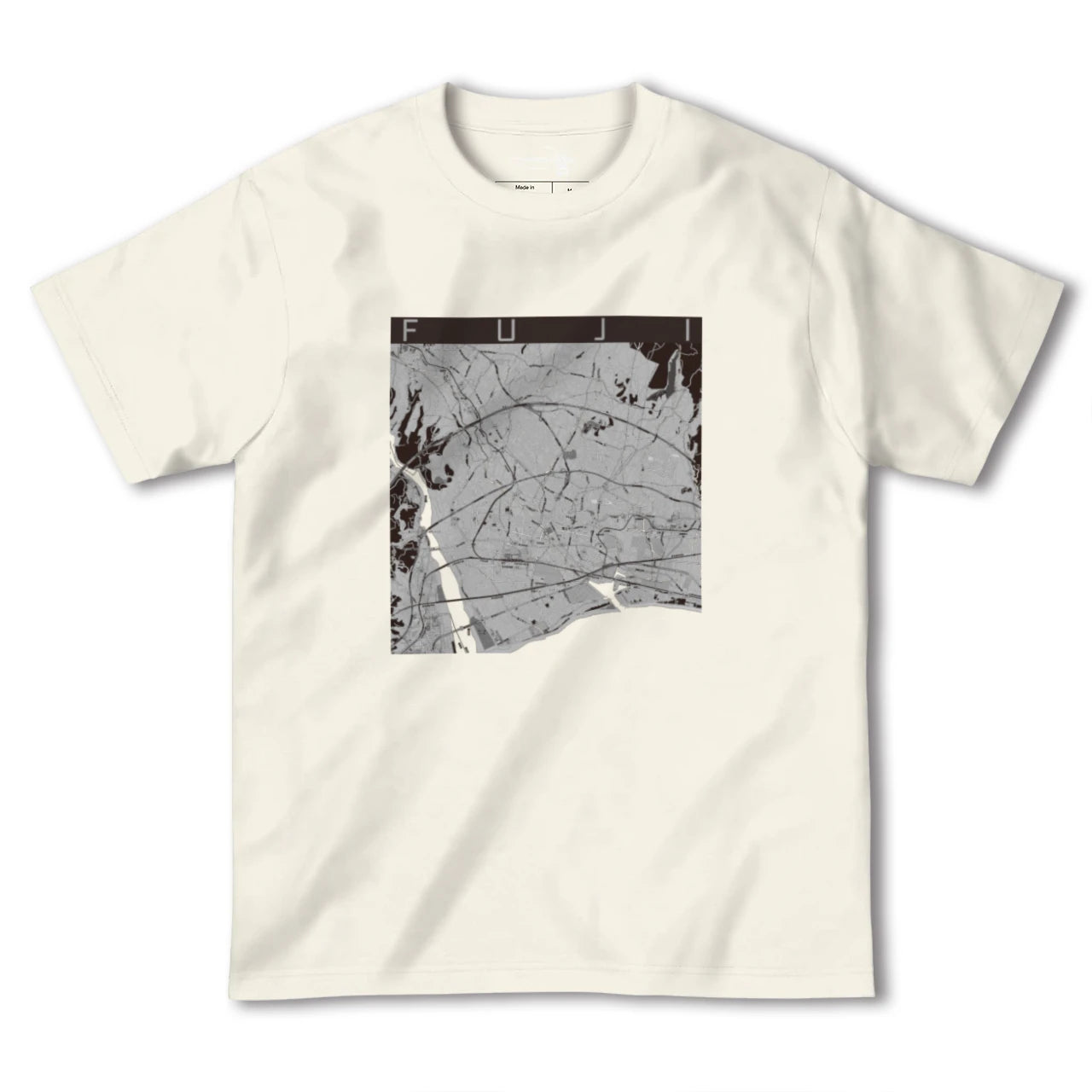 【富士(静岡県)】地図柄ヘビーウェイトTシャツ