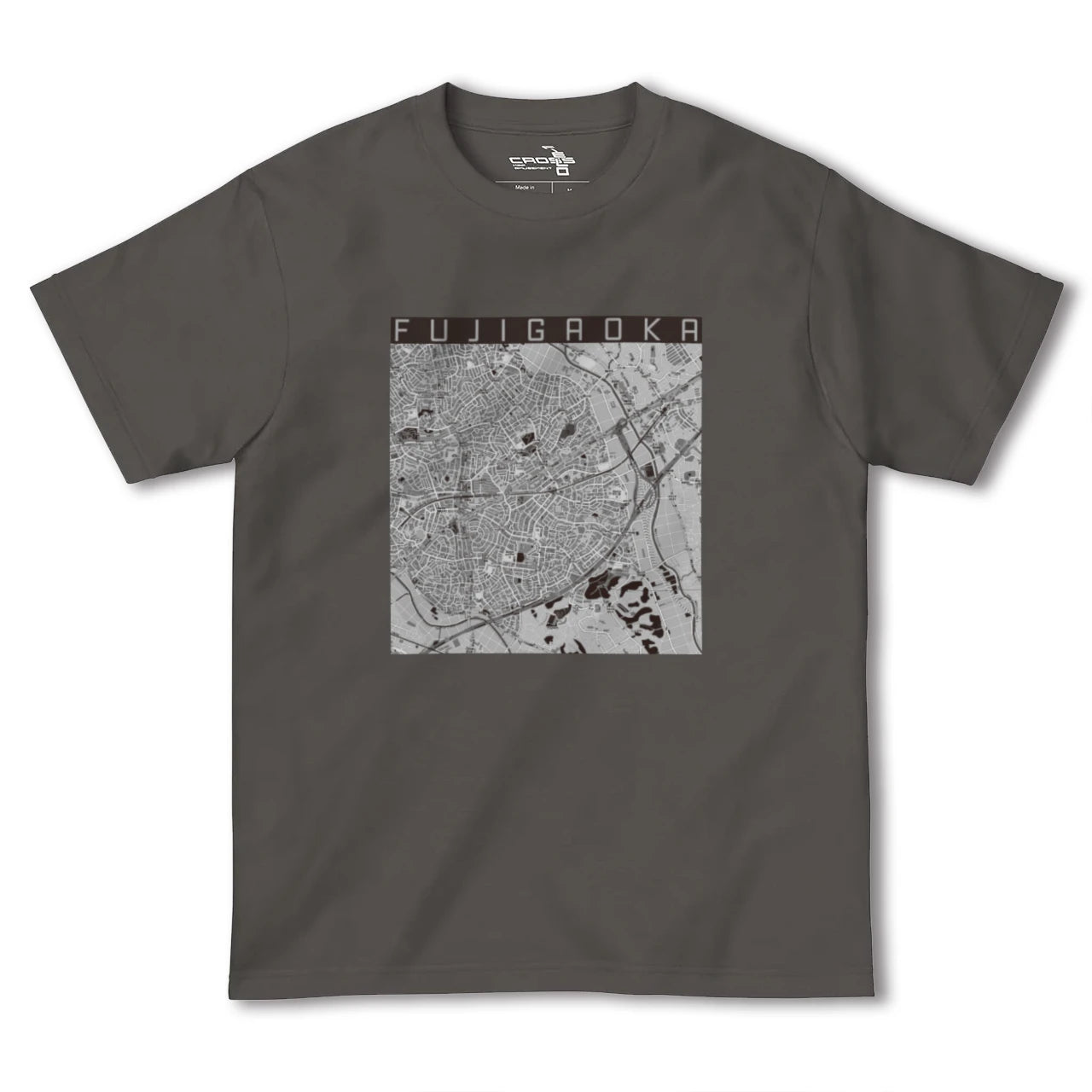【藤が丘(神奈川県)】地図柄ヘビーウェイトTシャツ