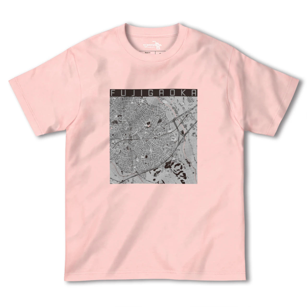 【藤が丘(神奈川県)】地図柄ヘビーウェイトTシャツ