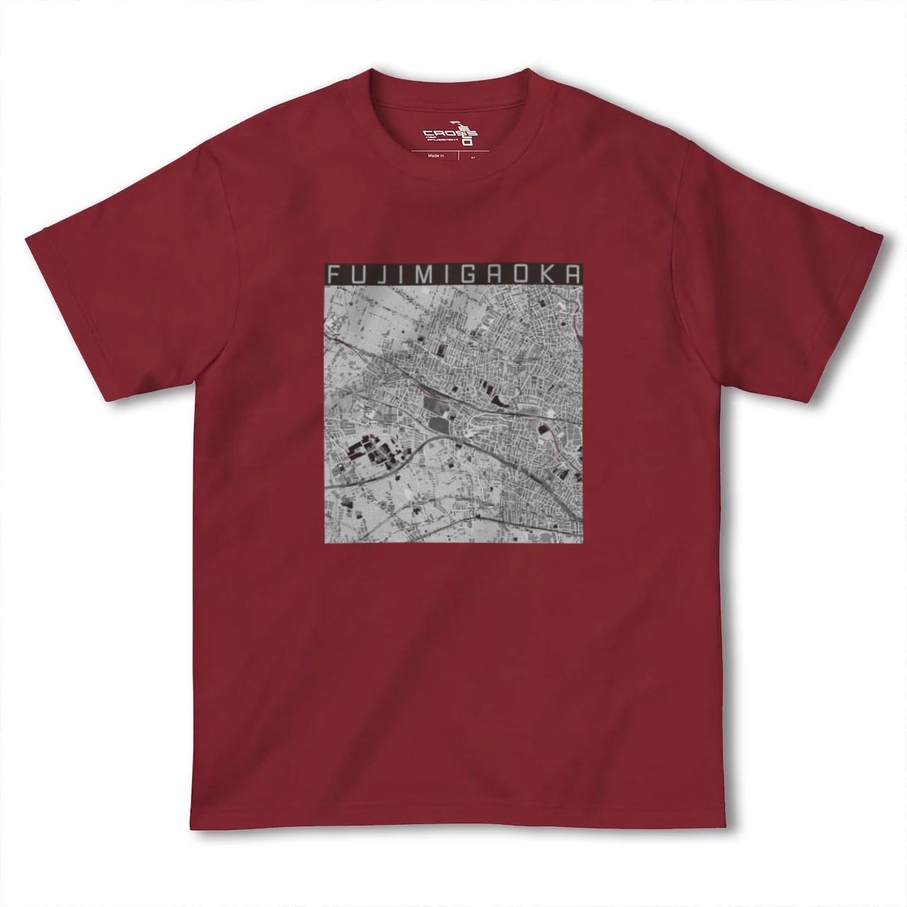 【富士見ヶ丘(東京都)】地図柄ヘビーウェイトTシャツ