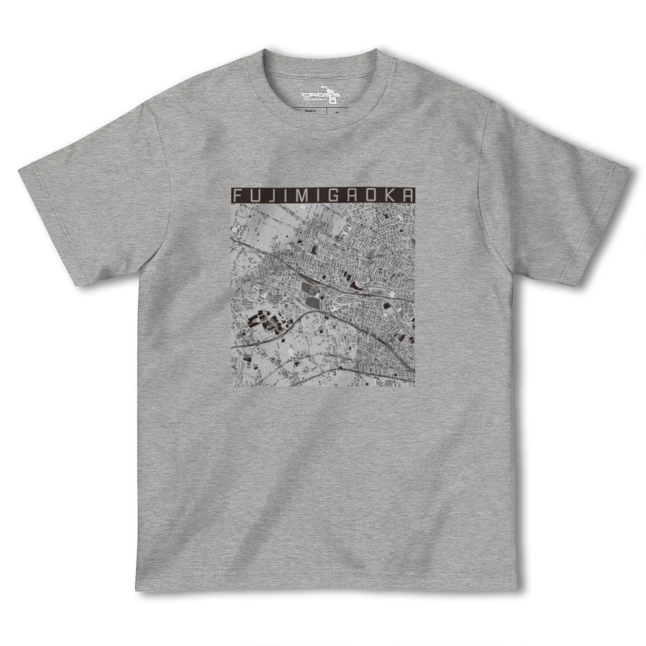 【富士見ヶ丘(東京都)】地図柄ヘビーウェイトTシャツ