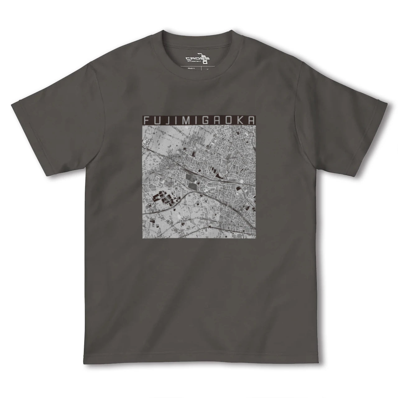 【富士見ヶ丘(東京都)】地図柄ヘビーウェイトTシャツ