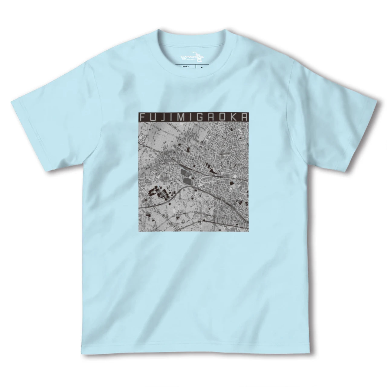 【富士見ヶ丘(東京都)】地図柄ヘビーウェイトTシャツ