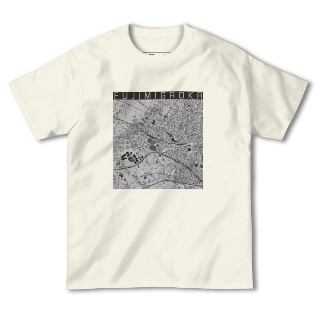 【富士見ヶ丘(東京都)】地図柄ヘビーウェイトTシャツ