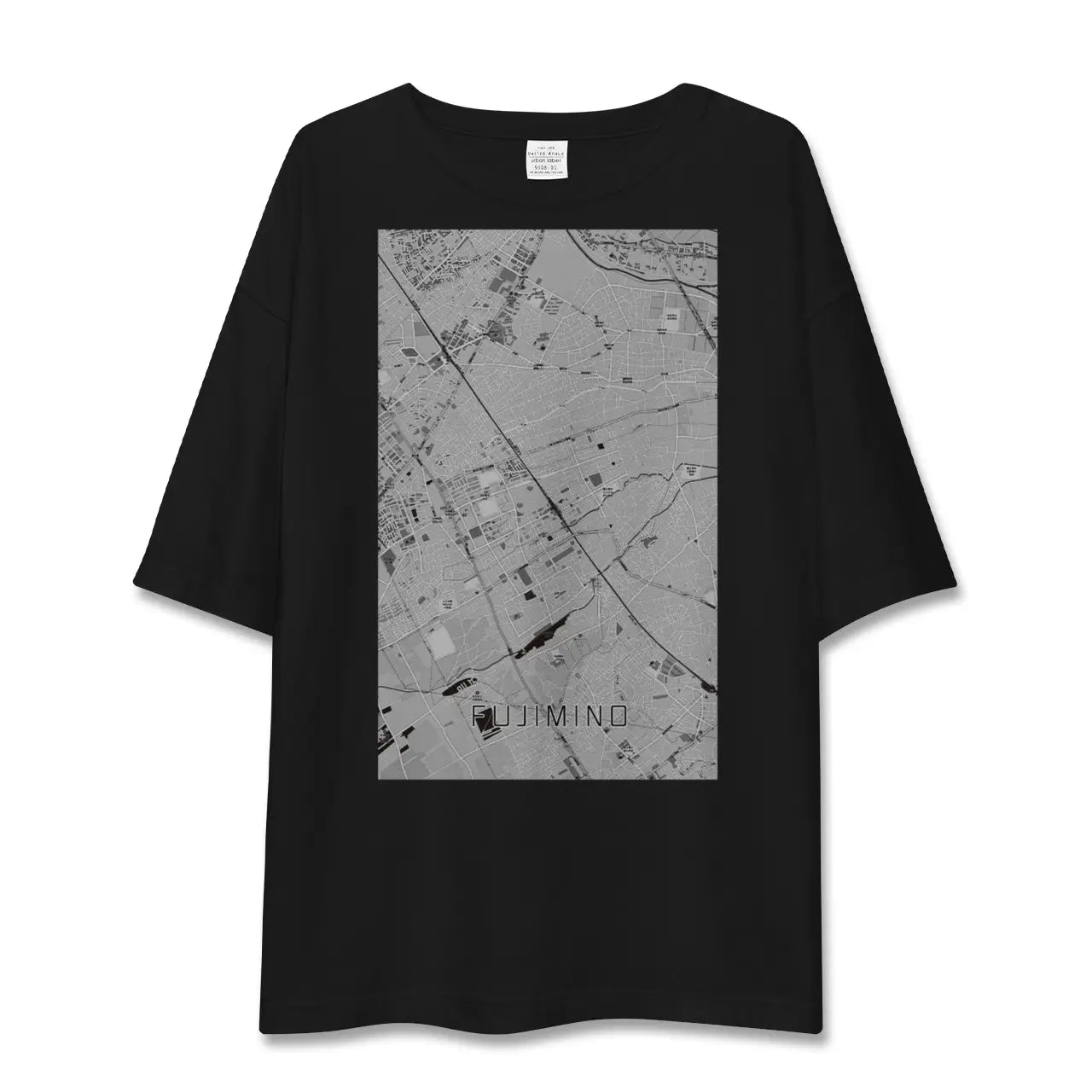 【ふじみ野(埼玉県)】地図柄ビッグシルエットTシャツ