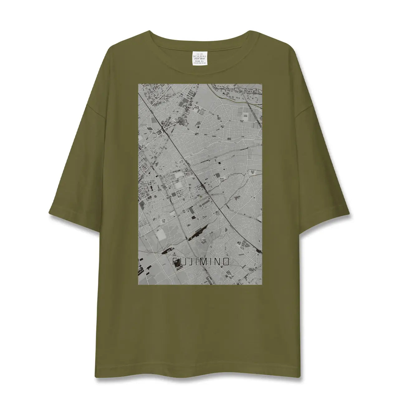 【ふじみ野(埼玉県)】地図柄ビッグシルエットTシャツ