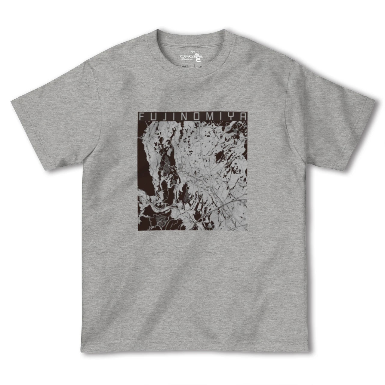 【富士宮(静岡県)】地図柄ヘビーウェイトTシャツ