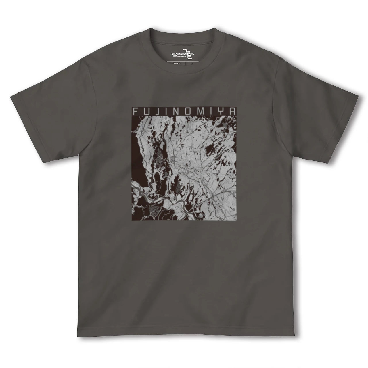 【富士宮(静岡県)】地図柄ヘビーウェイトTシャツ
