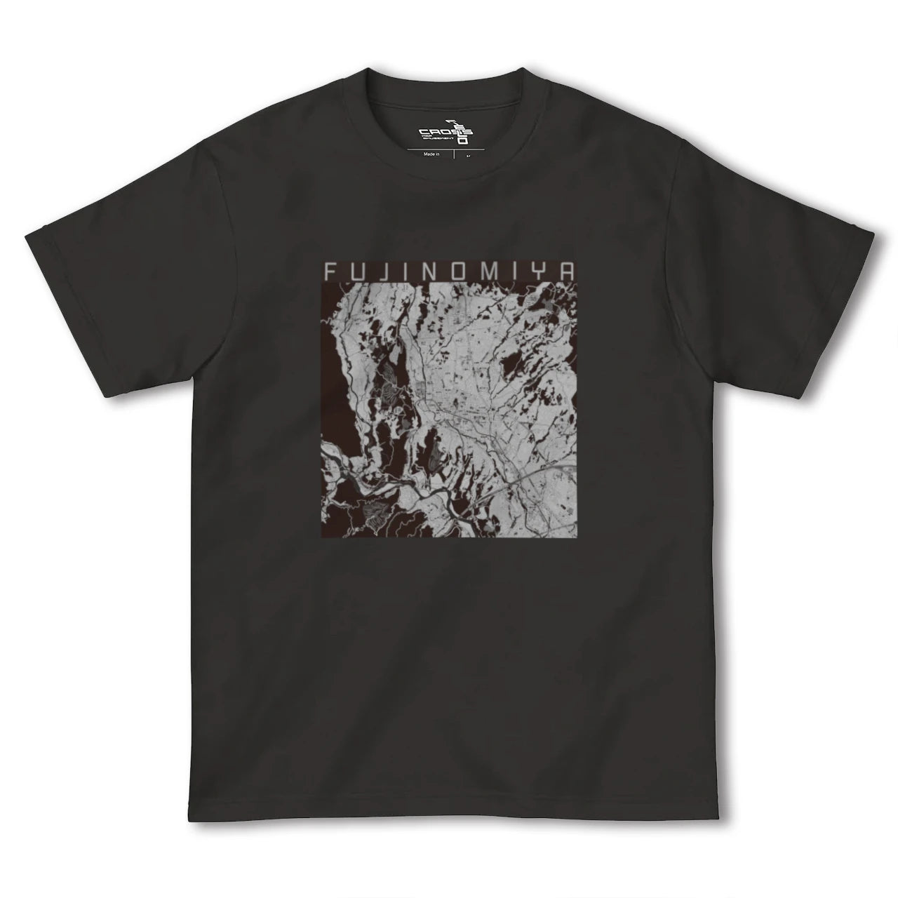 【富士宮(静岡県)】地図柄ヘビーウェイトTシャツ