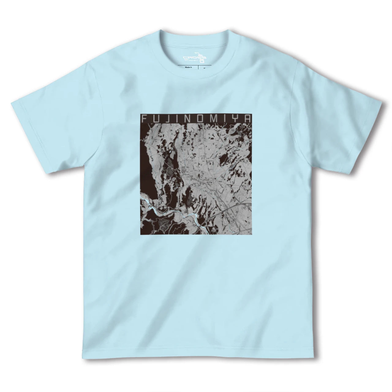 【富士宮(静岡県)】地図柄ヘビーウェイトTシャツ