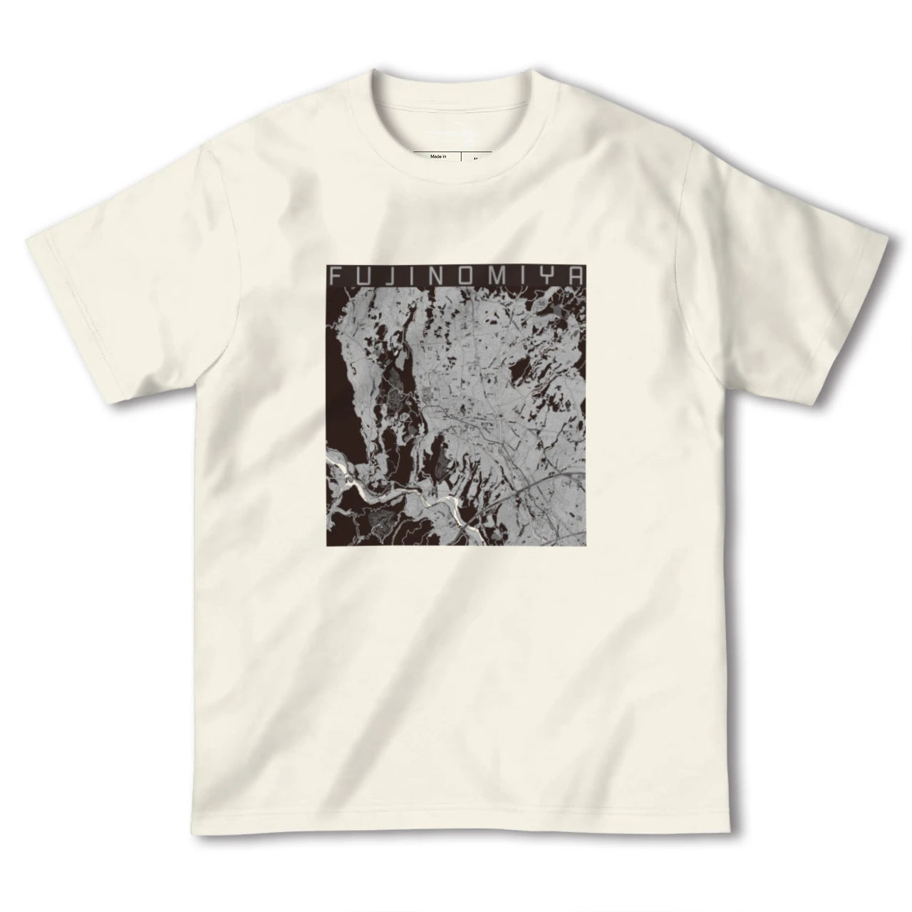【富士宮(静岡県)】地図柄ヘビーウェイトTシャツ