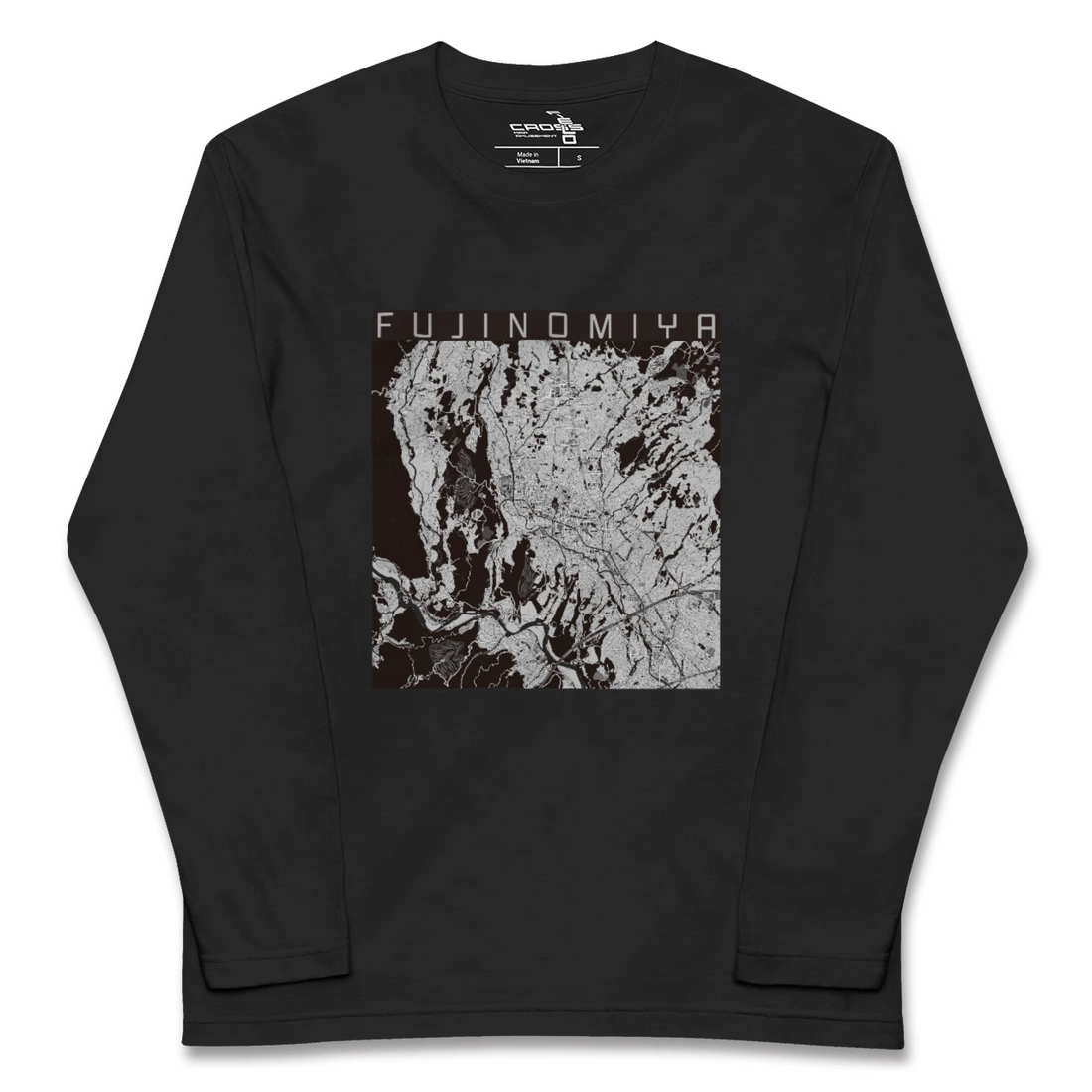 【富士宮(静岡県)】地図柄ロングスリーブTシャツ