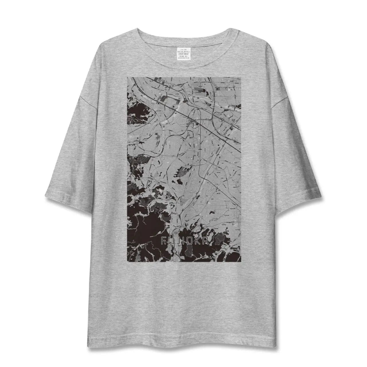 【藤岡(群馬県)】地図柄ビッグシルエットTシャツ