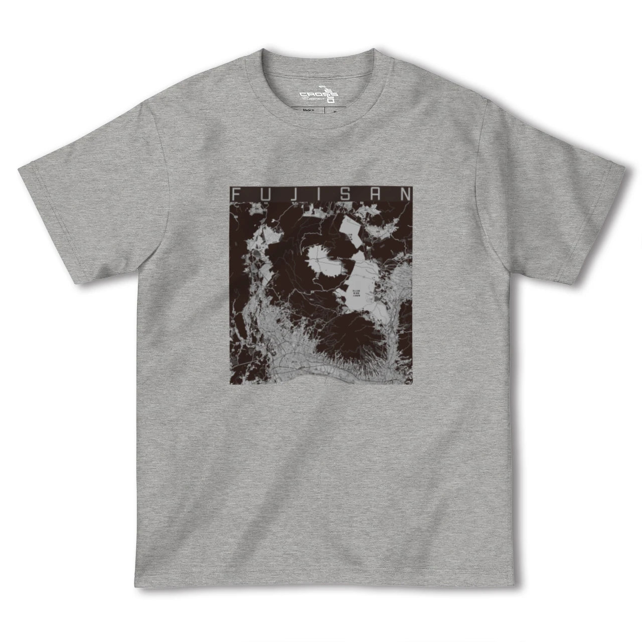 【富士山(静岡県)】地図柄ヘビーウェイトTシャツ