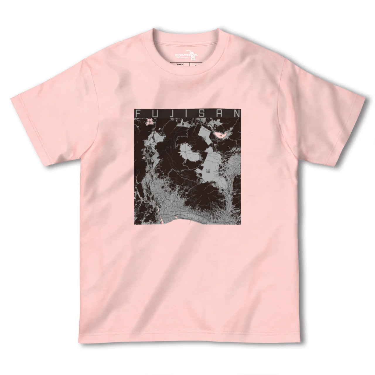 【富士山(静岡県)】地図柄ヘビーウェイトTシャツ