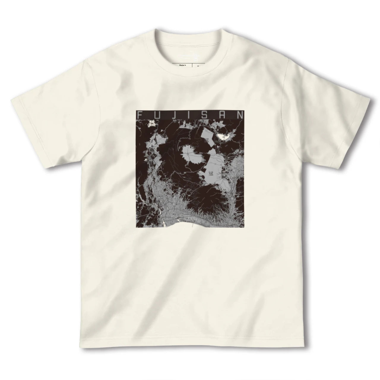 【富士山(静岡県)】地図柄ヘビーウェイトTシャツ