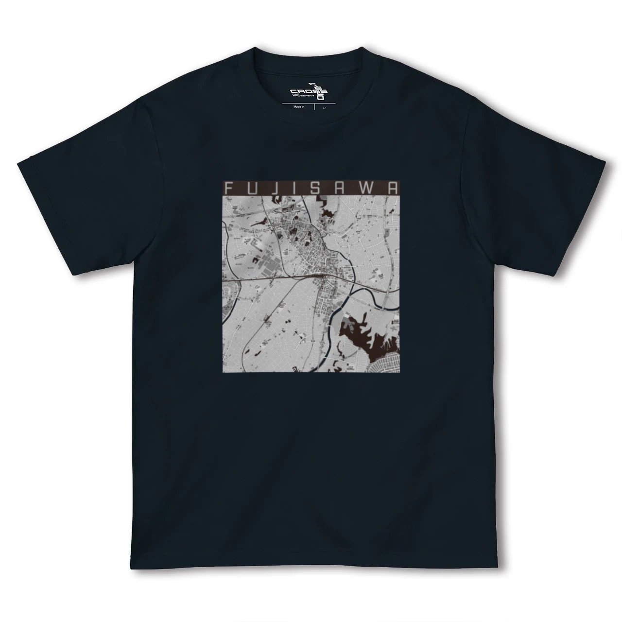 【藤沢(神奈川県)】地図柄ヘビーウェイトTシャツ