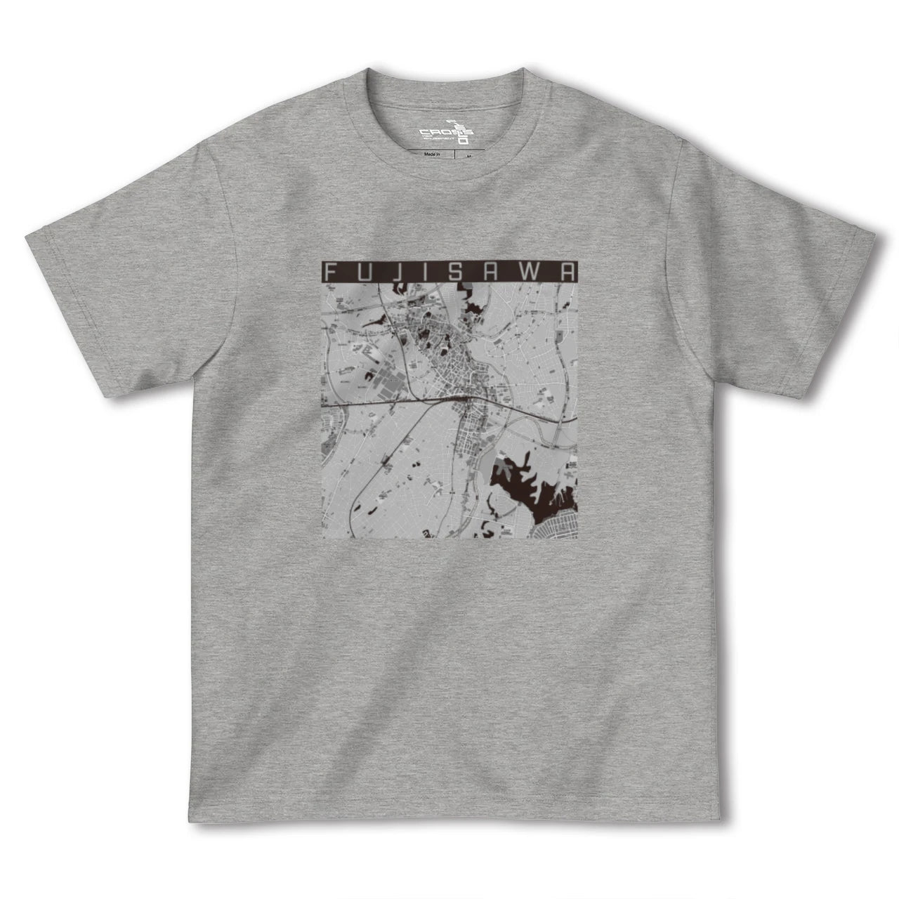 【藤沢(神奈川県)】地図柄ヘビーウェイトTシャツ