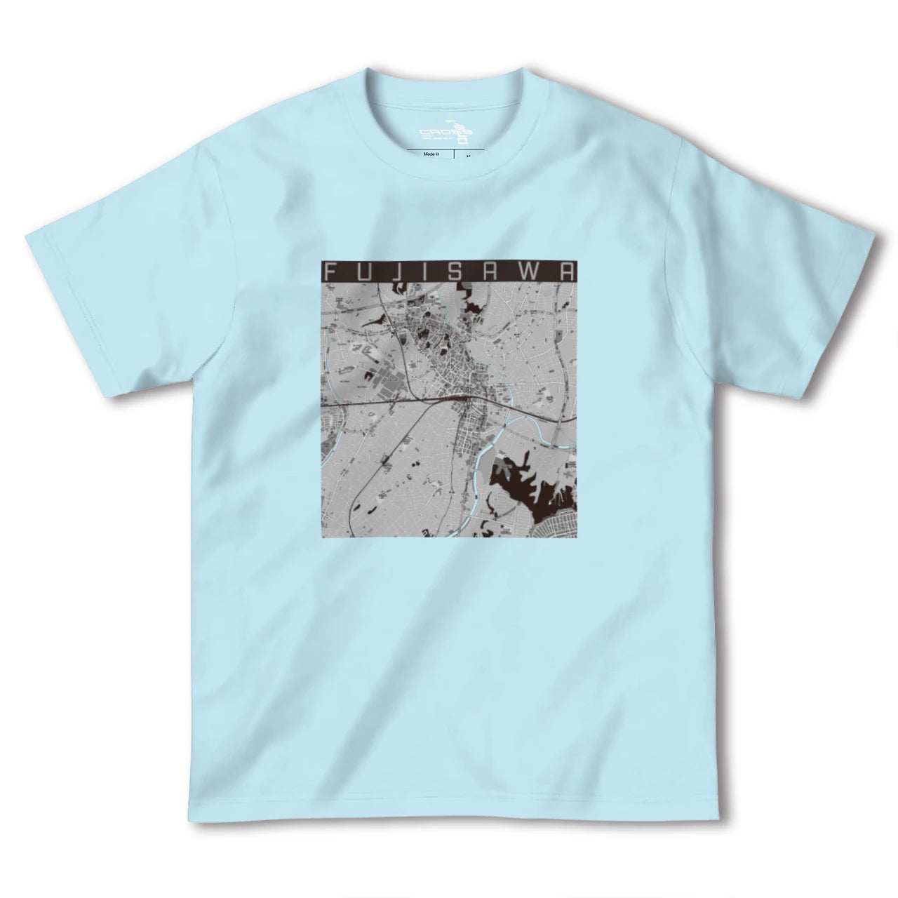 【藤沢(神奈川県)】地図柄ヘビーウェイトTシャツ