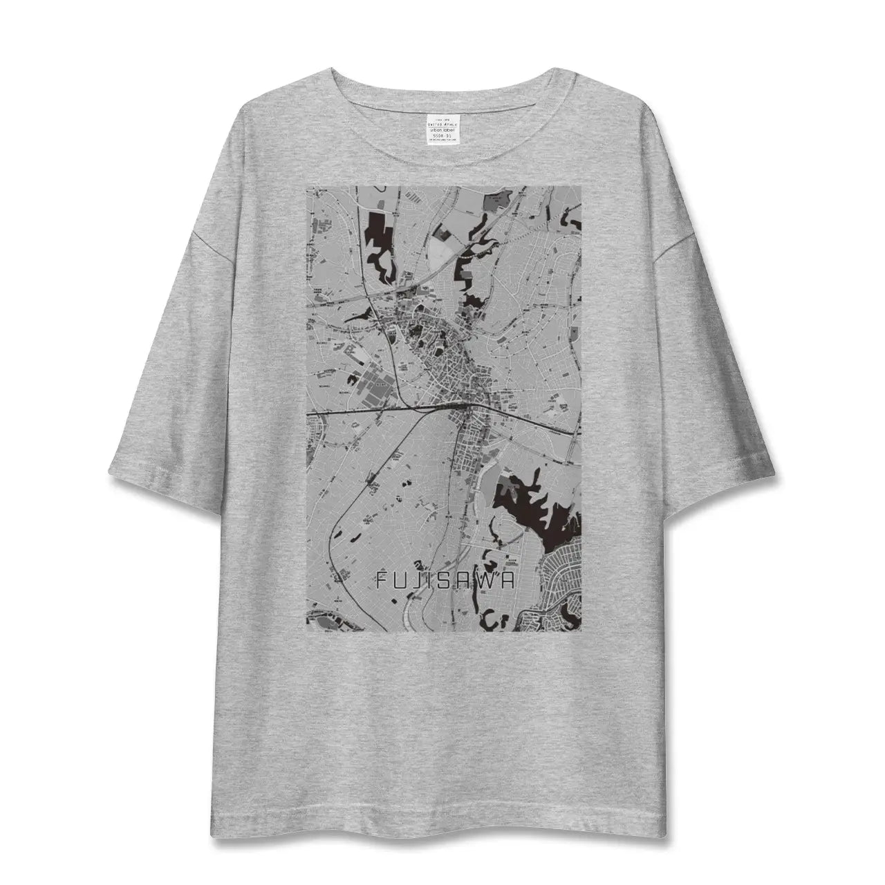 【藤沢(神奈川県)】地図柄ビッグシルエットTシャツ