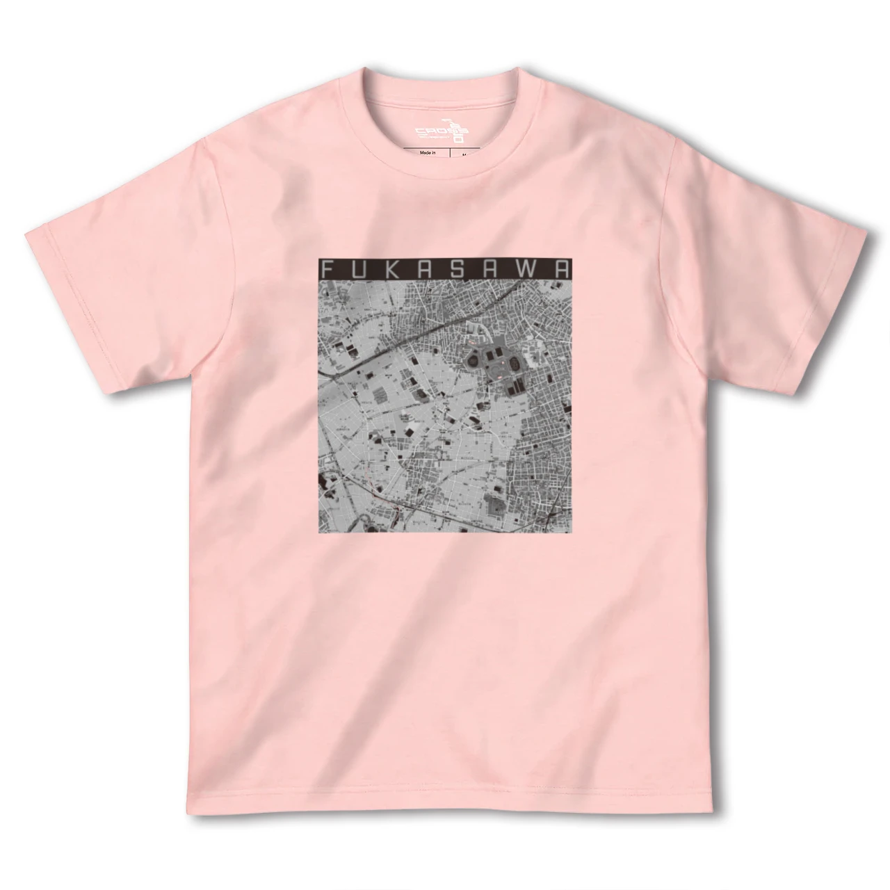 【深沢(東京都)】地図柄ヘビーウェイトTシャツ