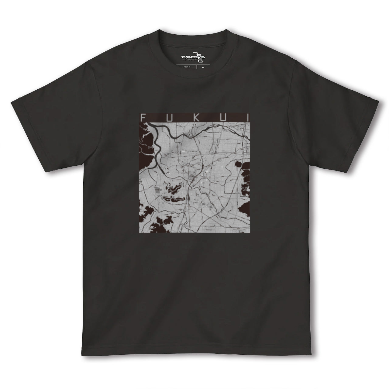 【福井(福井県)】地図柄ヘビーウェイトTシャツ