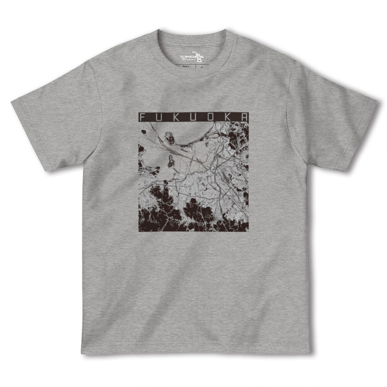 【福岡(福岡県)】地図柄ヘビーウェイトTシャツ