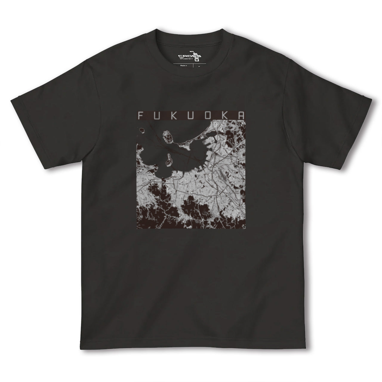 【福岡(福岡県)】地図柄ヘビーウェイトTシャツ