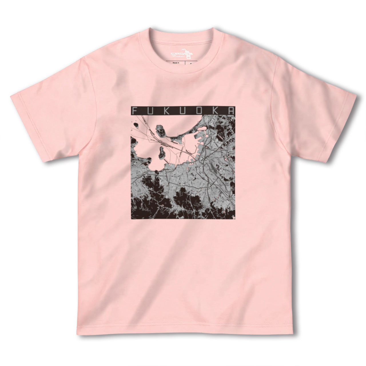 【福岡(福岡県)】地図柄ヘビーウェイトTシャツ