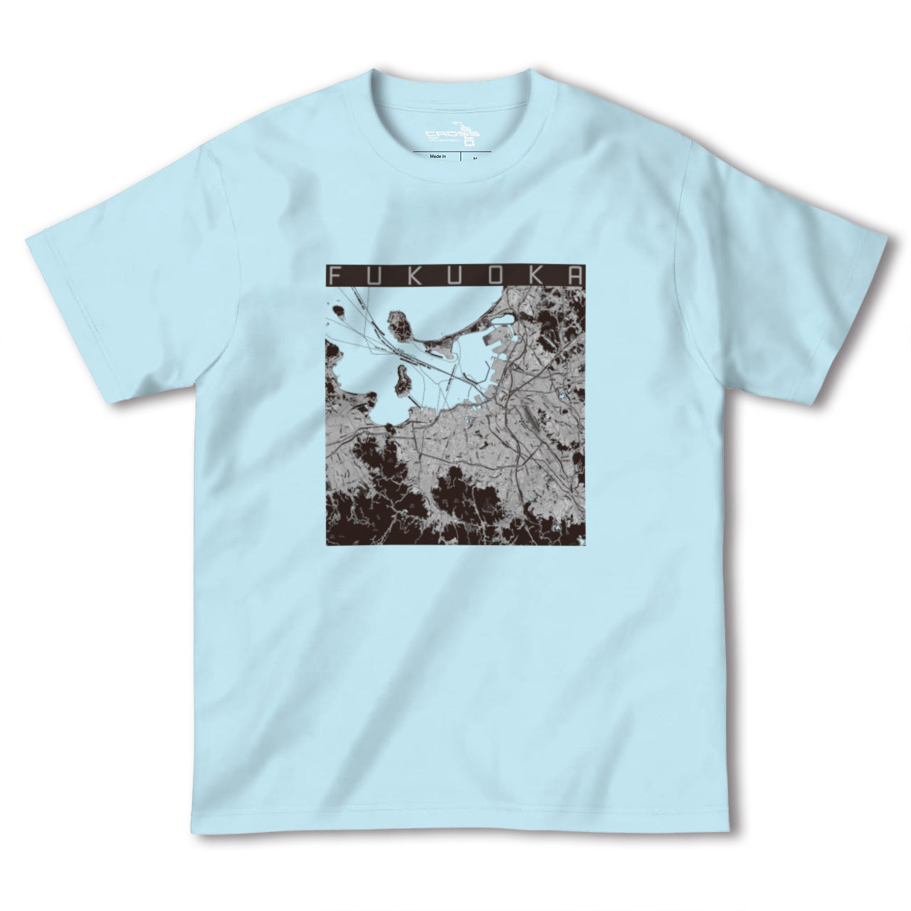 【福岡(福岡県)】地図柄ヘビーウェイトTシャツ