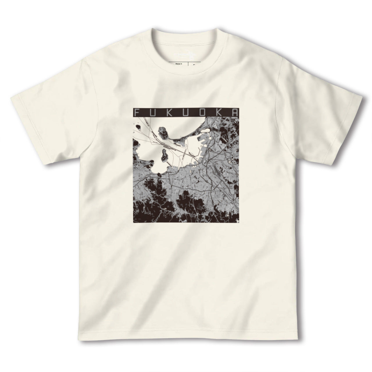 【福岡(福岡県)】地図柄ヘビーウェイトTシャツ
