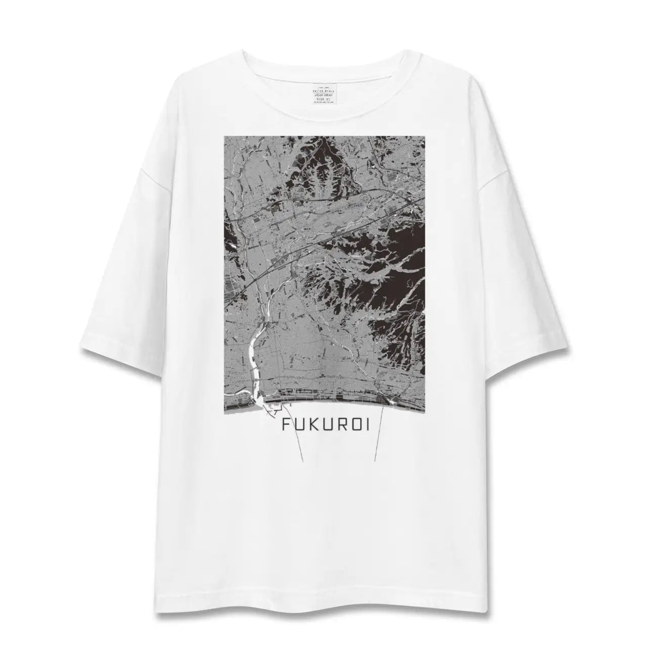 【袋井(静岡県)】地図柄ビッグシルエットTシャツ