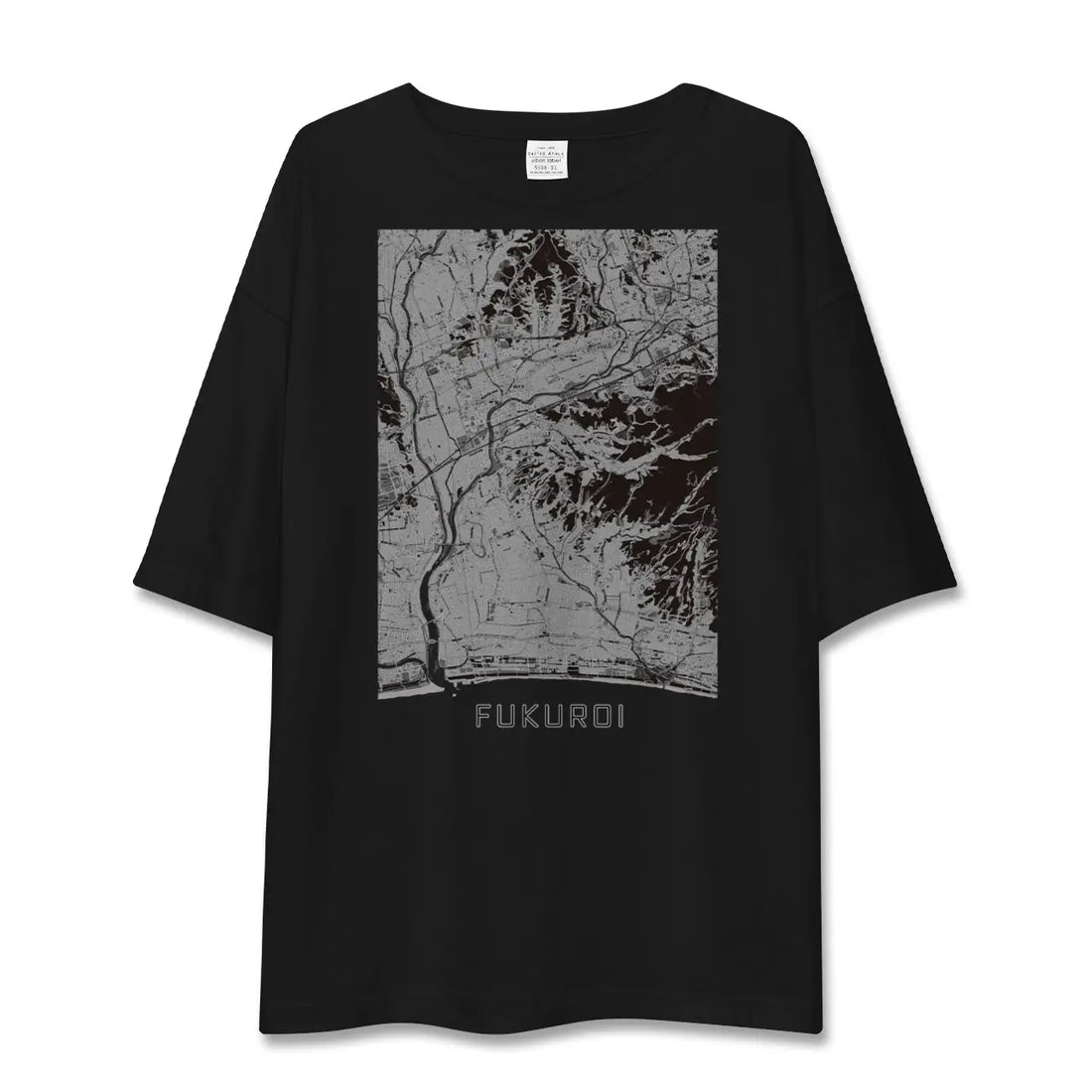 【袋井(静岡県)】地図柄ビッグシルエットTシャツ