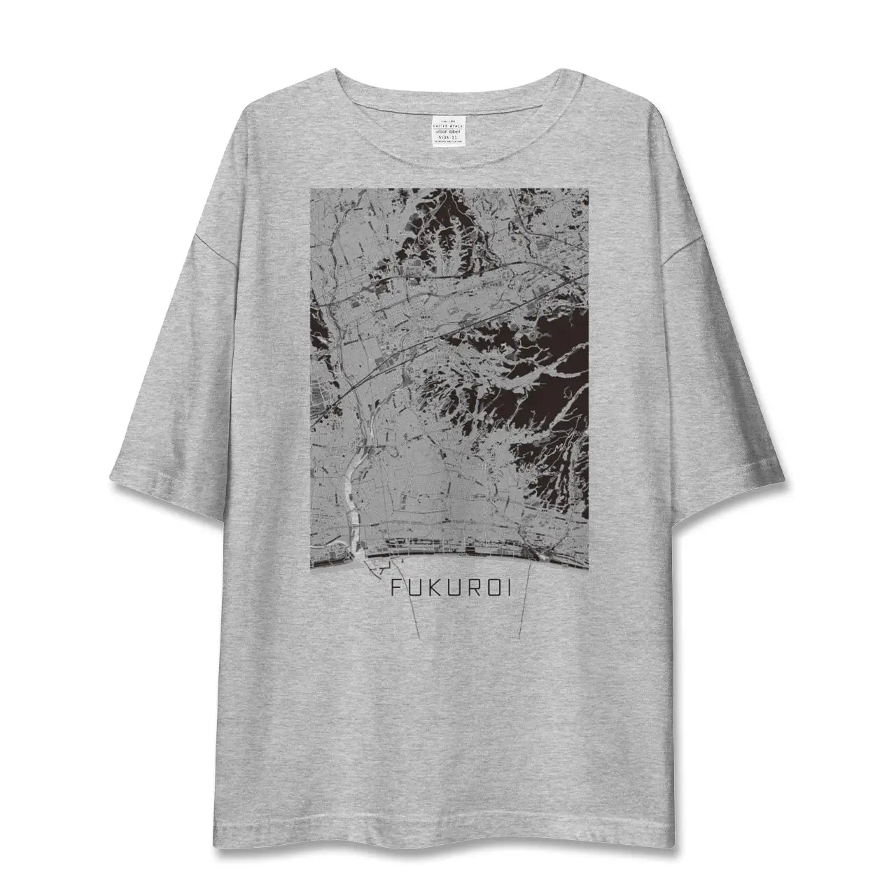 【袋井(静岡県)】地図柄ビッグシルエットTシャツ