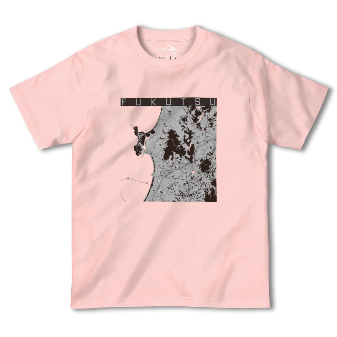 【福津(福岡県)】地図柄ヘビーウェイトTシャツ