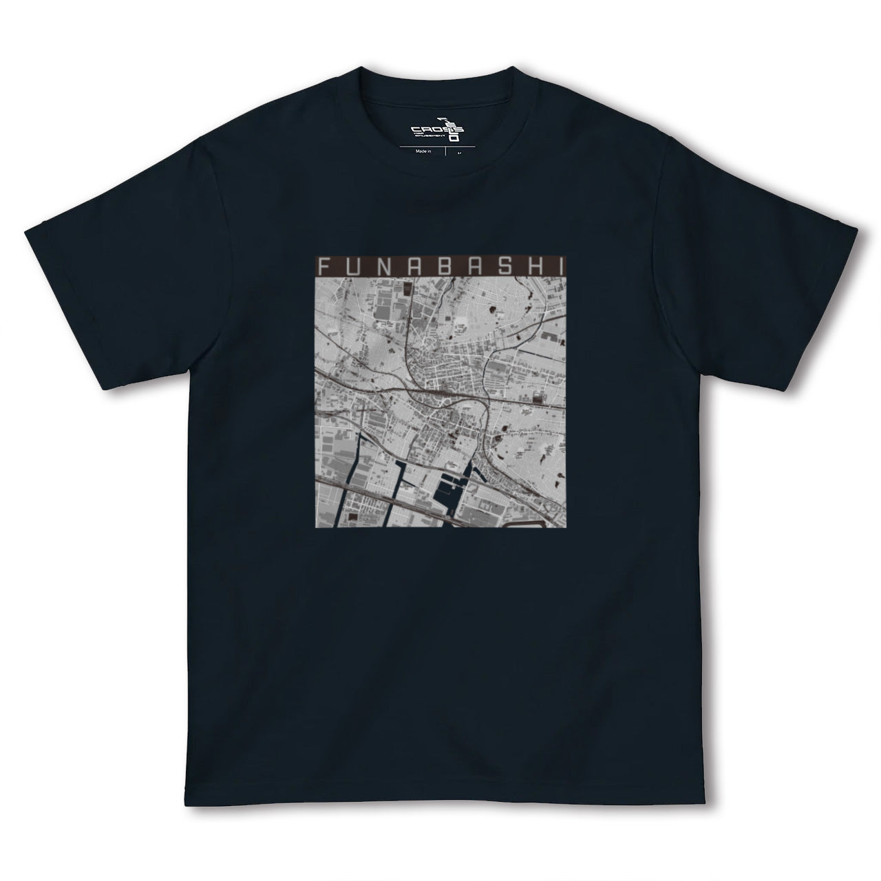 【船橋(千葉県)】地図柄ヘビーウェイトTシャツ