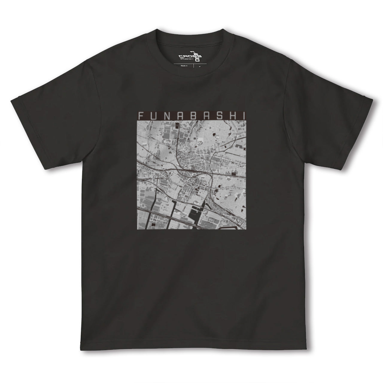 【船橋(千葉県)】地図柄ヘビーウェイトTシャツ